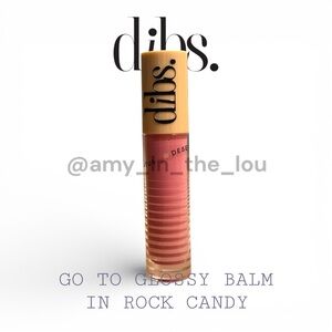 Dibs Go To Glossy Balm in Rock Candy